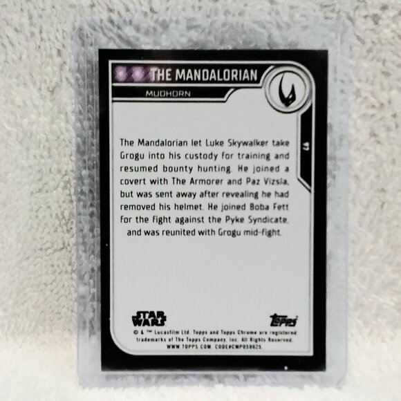 5/$20 Mint 2023.Topps Chrome The Mandalorian Star Wars Card 97!! - Picture 2 of 2